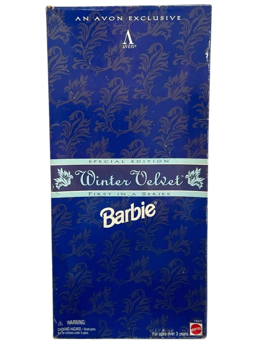 Mattel Winter Velvet Barbie Doll Avon Exclusive Special Edition 1995